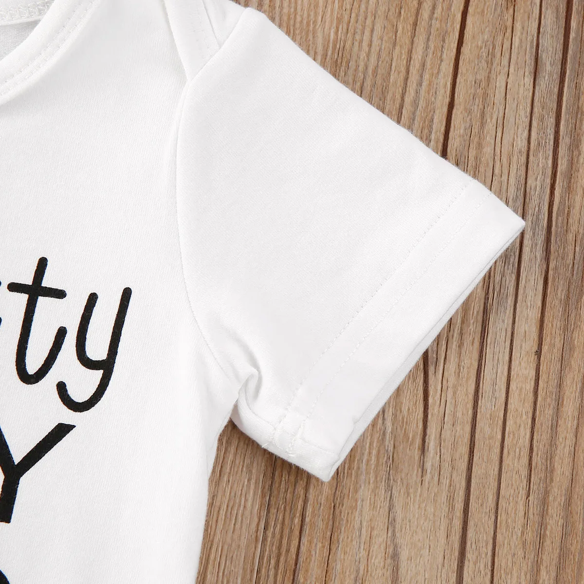 Летняя одежда для маленьких девочек комбинезон с оборками топы + леопардовые