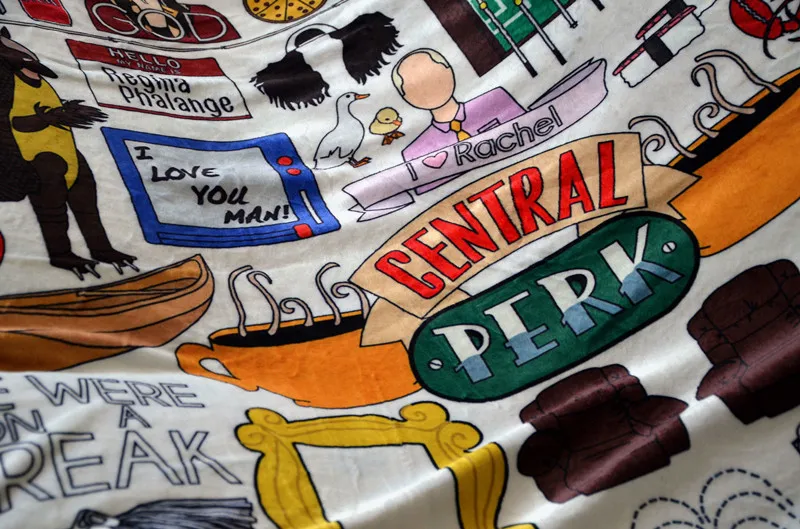 ТВ-сериал друзья центральный Перк Hugsy одеяло мягкий диван ворсовое декор