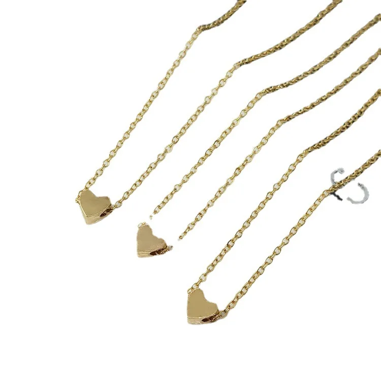 Ожерелье в форме сердца для девочек ювелирное изделие новое популярное