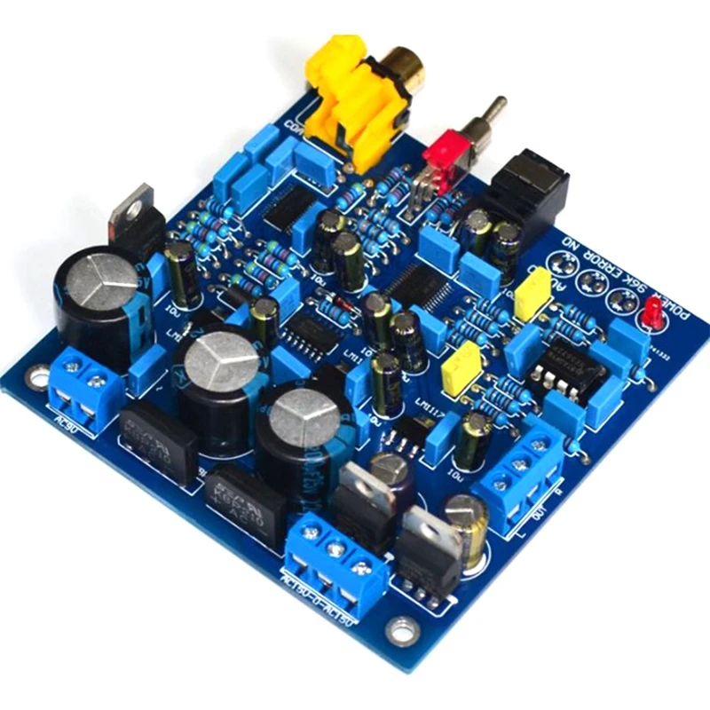 Цифровой декодер AK4396 + CS8416 DAC 24 бит 192 кГц оптоволоконный коаксиальный сигнал вход