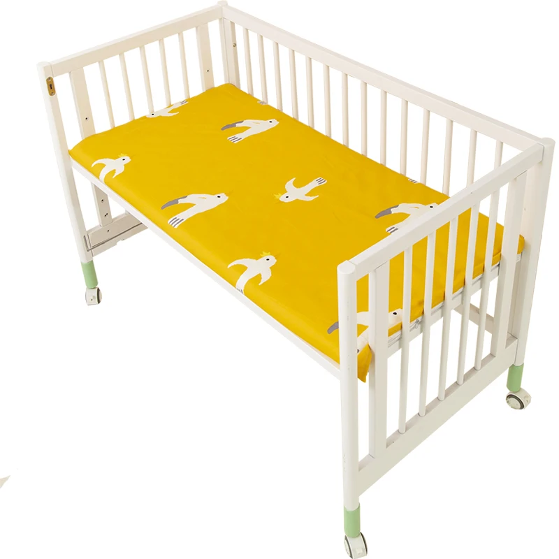 

100% Cotton Crib Mattress Cover 5 Sizes Baby Bed Fitted Sheet Bedspread for Baby Bedding Set Newborns Cot Bedsheet 130*70cm