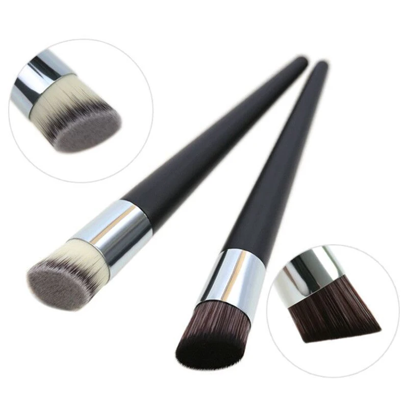 

Oblique Head Foundation Brush Powder BB Cream Concealer Foundation Repair Liquid Face Makeup Brushes Make Up Beauty Tools