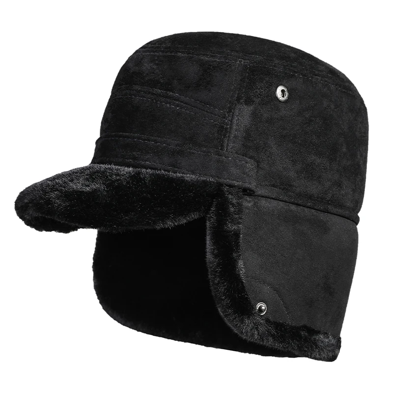 

Lei Feng Hat Men and Women Winter Outdoor Cycling Electric Bicycle Windproof Cold Cover Face Warm Plus Velvet Russian Hat