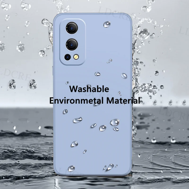 for oneplus nord2 5g case liquid square silicone anti slip rubber phone case for oneplus nord 2 5g cover for oneplus nord 2 5g free global shipping