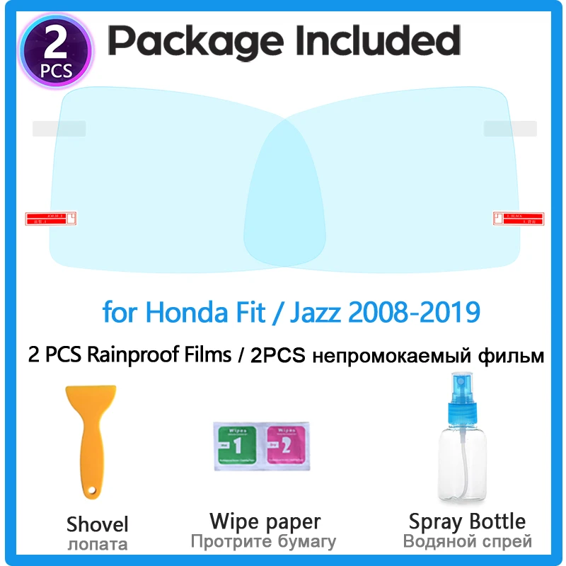 

Full Cover Anti Fog Film for Honda Fit Jazz Shuttle 2008~2019 Special Rearview Mirror Rainproof Anti-Fog GE6 ~ GE9 Gk5 2018