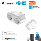 Смарт-розетка AUBESS Tuya, 16 А, с поддержкой Wi-Fi