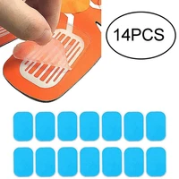 14pcs ems abs replacement pads hydrogel sticker massage cushion muscle stimulator abs toner accessories gel sheets