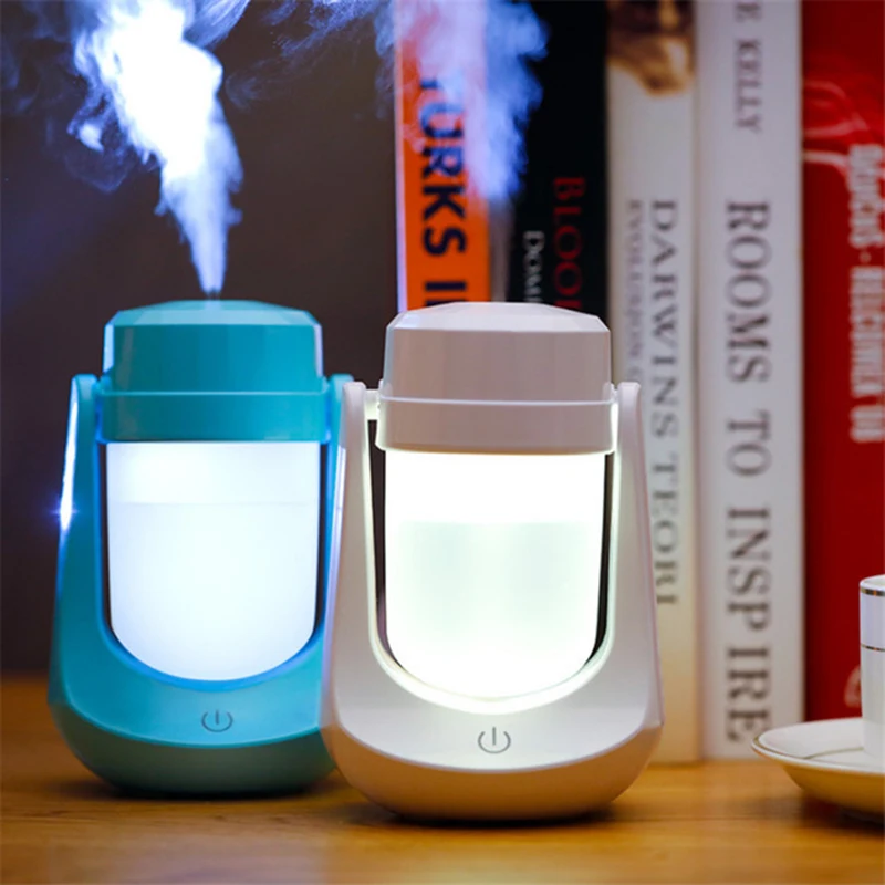 

120MLAir Humidifier Mini Aroma Essential Oil Diffuser Car Humidifiers LED Light Office Ultrasonic Mist Maker Fogger Air Purifie