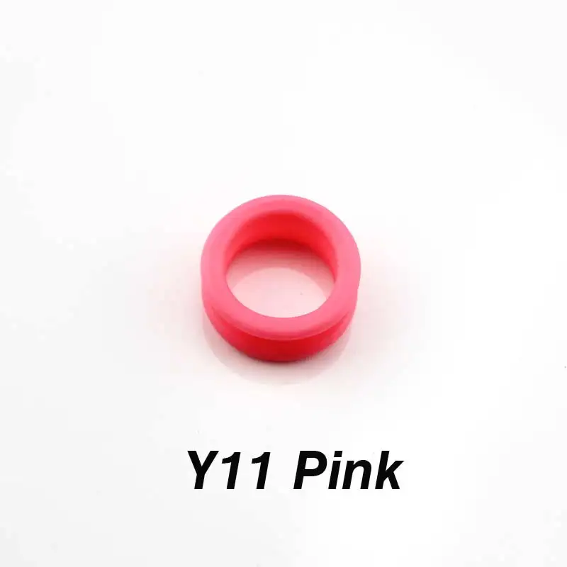 Цветной силикон кольцо на палец - Цвет: Y11-2PC