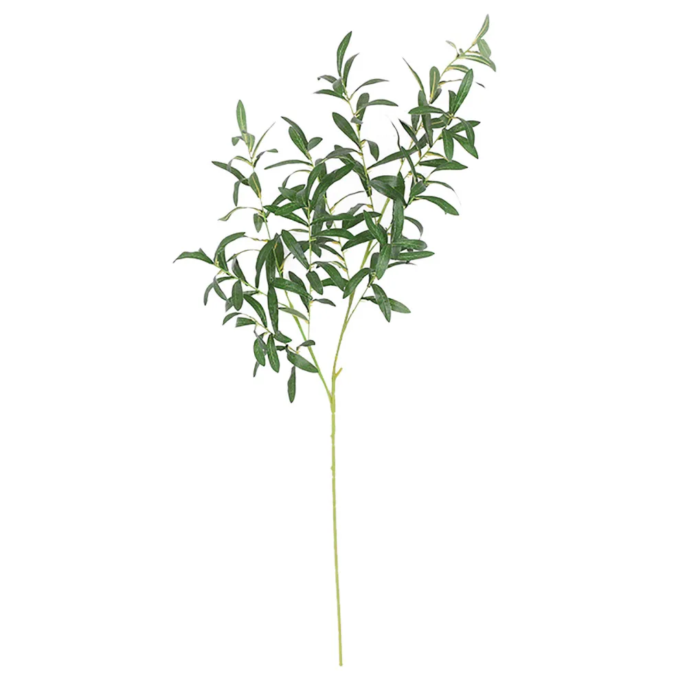 

Оливковая ветка, искусственный цветок 95 см, 37 футов высотой, 1 шт., свадебное зеленое украшение, искусственное пластиковое растение, лист