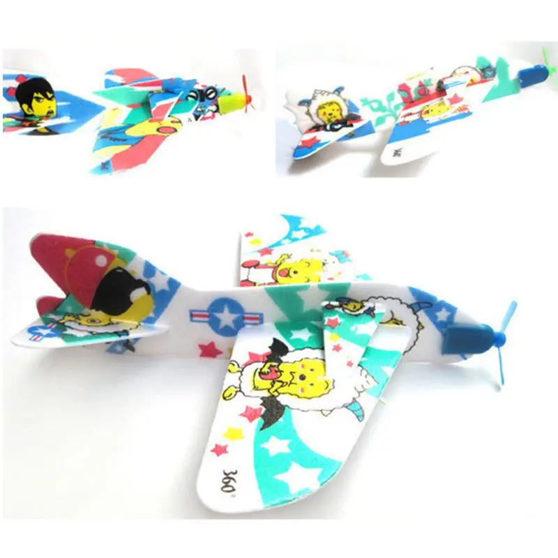 H05C 24 шт. ручной пенный Летающий планер забавные детские игрушки для бросания