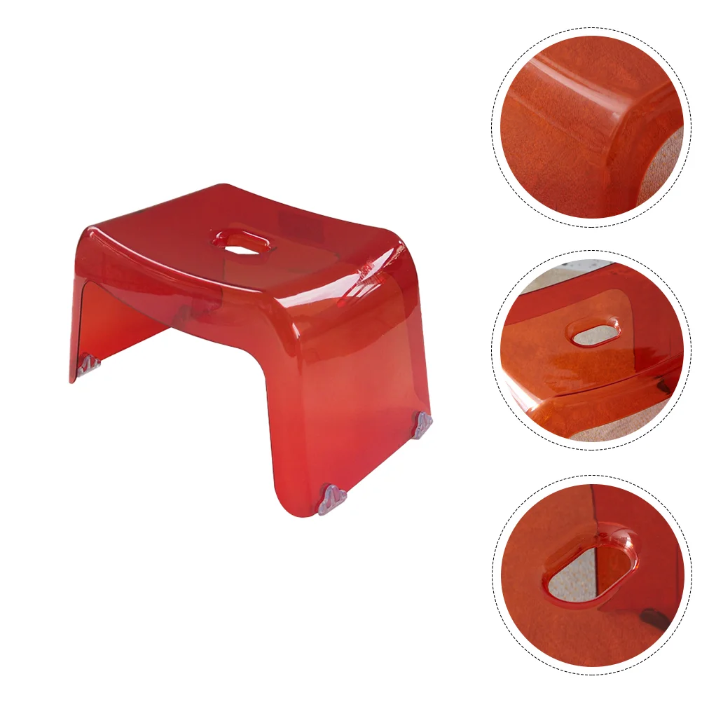 

1Pc Children Bathing Foot Stool Low Foot Bench Multi-function Step Stool