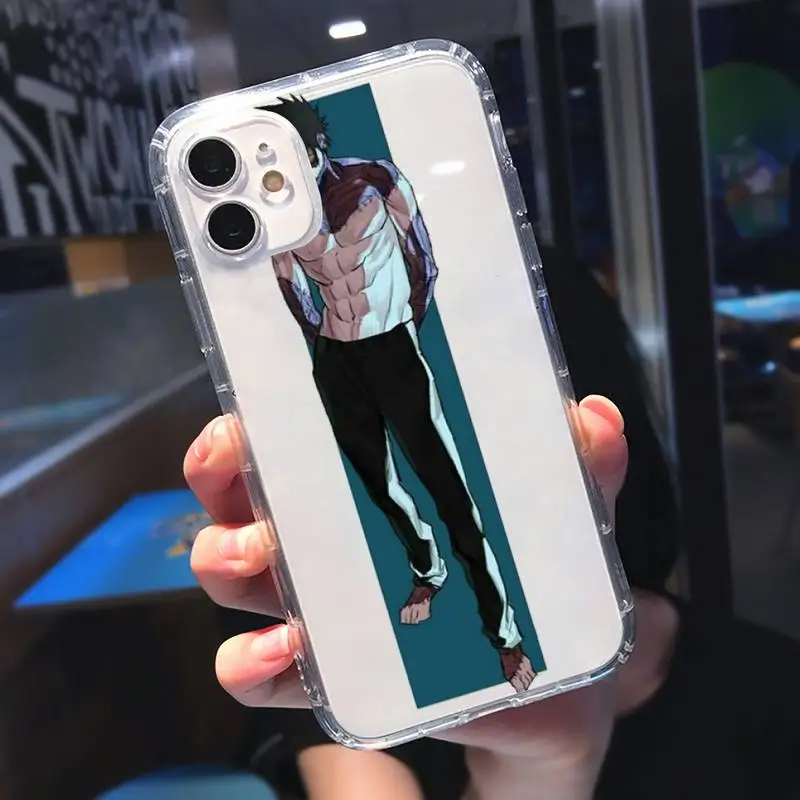 

Anime dabi boku no hero academia Phone Case Transparent for iPhone 11 12 mini pro XS MAX 8 7 6 6S Plus X 5S SE 2020 XR