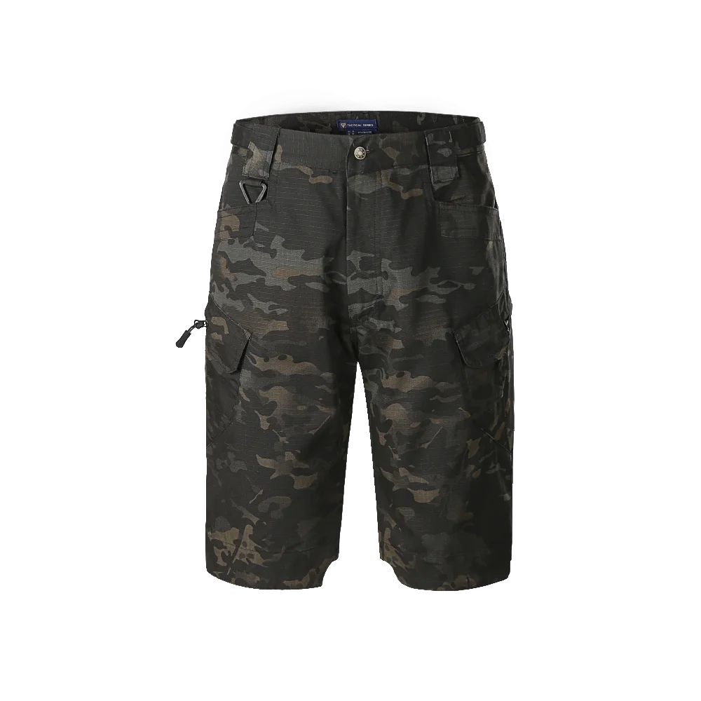 Шорты-карго мужские камуфляжные в стиле милитари тактические Короткие штаны для