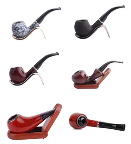 Курительная трубка из эбенового дерева ручная работа коричневая курительная