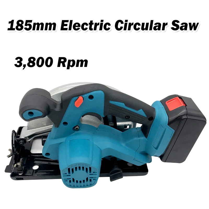 

Электрическая циркулярная пила 185 мм, бесщеточная многоугловая режущая машина, электрическая циркулярная древесина для мрамора, для аккумулятора Makita 18 в