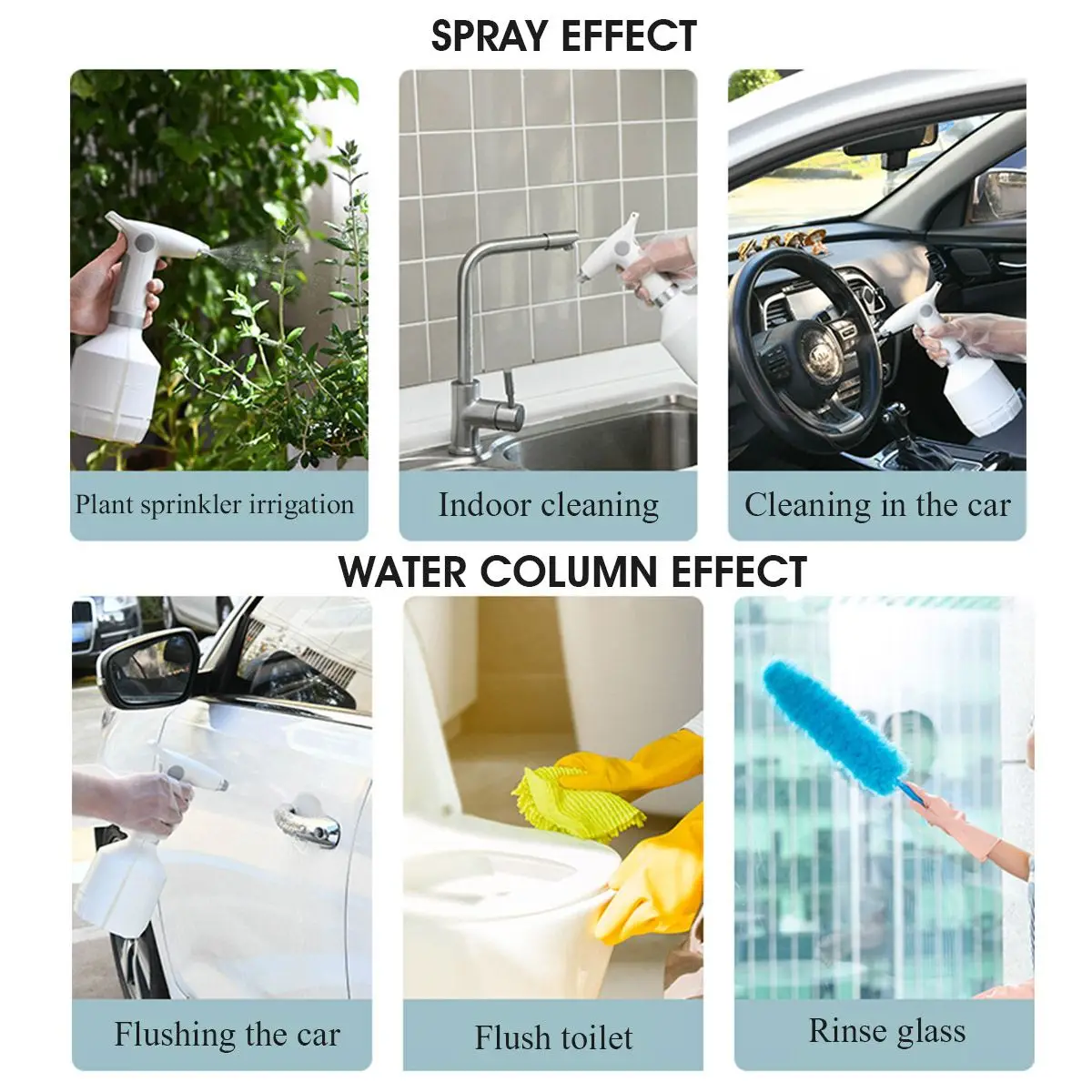 

Watering Can Sprayer Bottle Water Spray 1L USB Gardening Electric Sprayer Bottle Kettle Sterilizer Plant Watering Tools