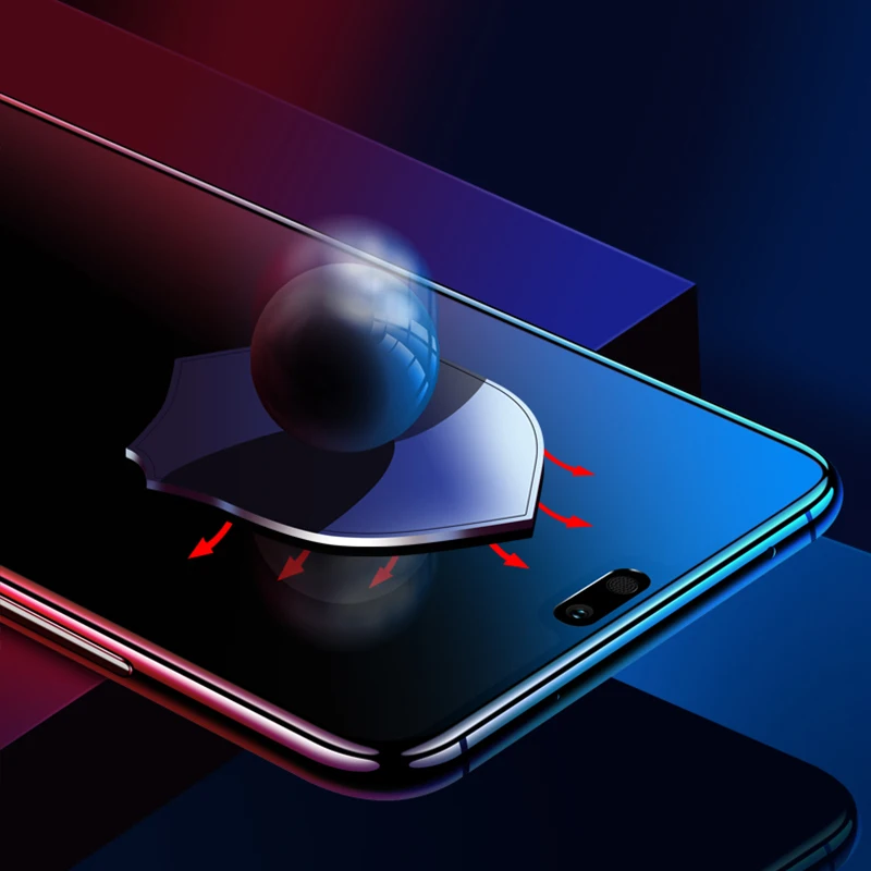 2 шт./компл. 9D полное покрытие закаленное стекло для huawei P20 30 HD анти-отпечатков пальцев Защитная пленка для экрана для huawei P20 30 Pro