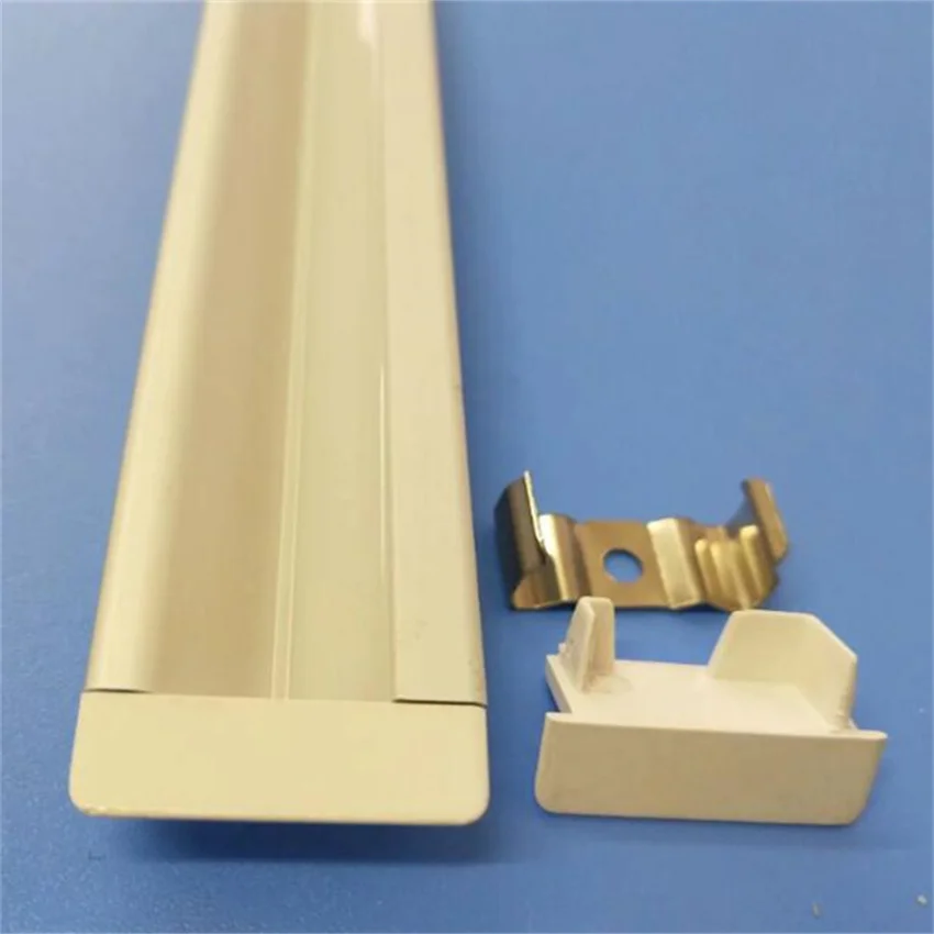 1m/pcs Free Shipping  Aluminium Extrusion Aluminum Profile For Glass Edge Under Shelf Strip Lights Led Kitchen
