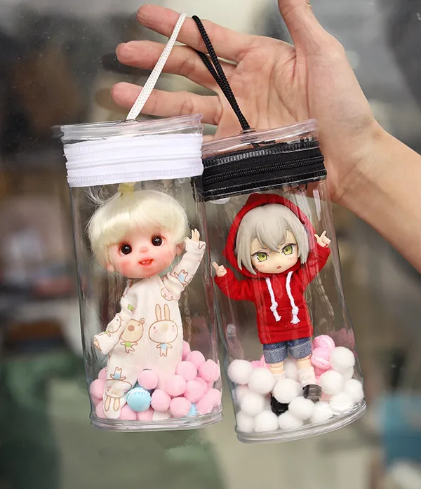 Аксессуары для кукол BJD GSC глина мужская сумка путешествий прозрачная хранения