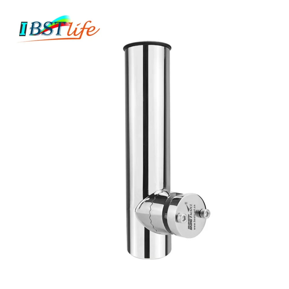 

Rail Mount stainless steel316 fishing rod rack holder pole bracket support with clamp on rail 19 to 32mm boat marine hardware