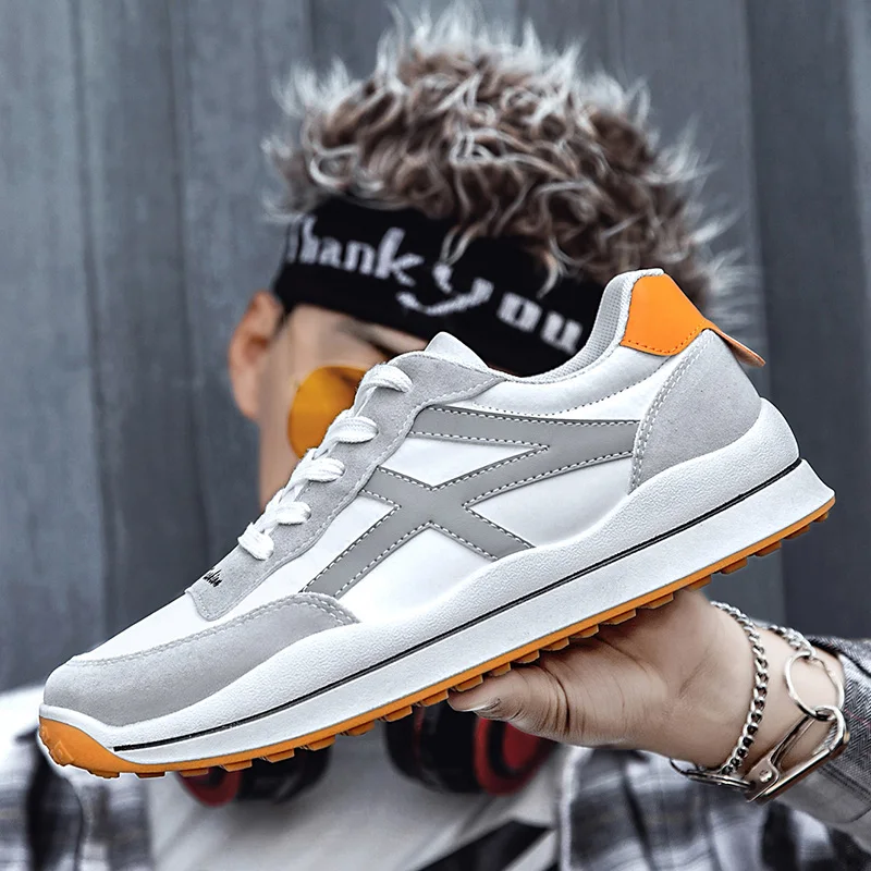 

Кроссовки MaleLace мужские на толстой подошве, модная повседневная обувь для бега, Нескользящие, летняя спортивная обувь