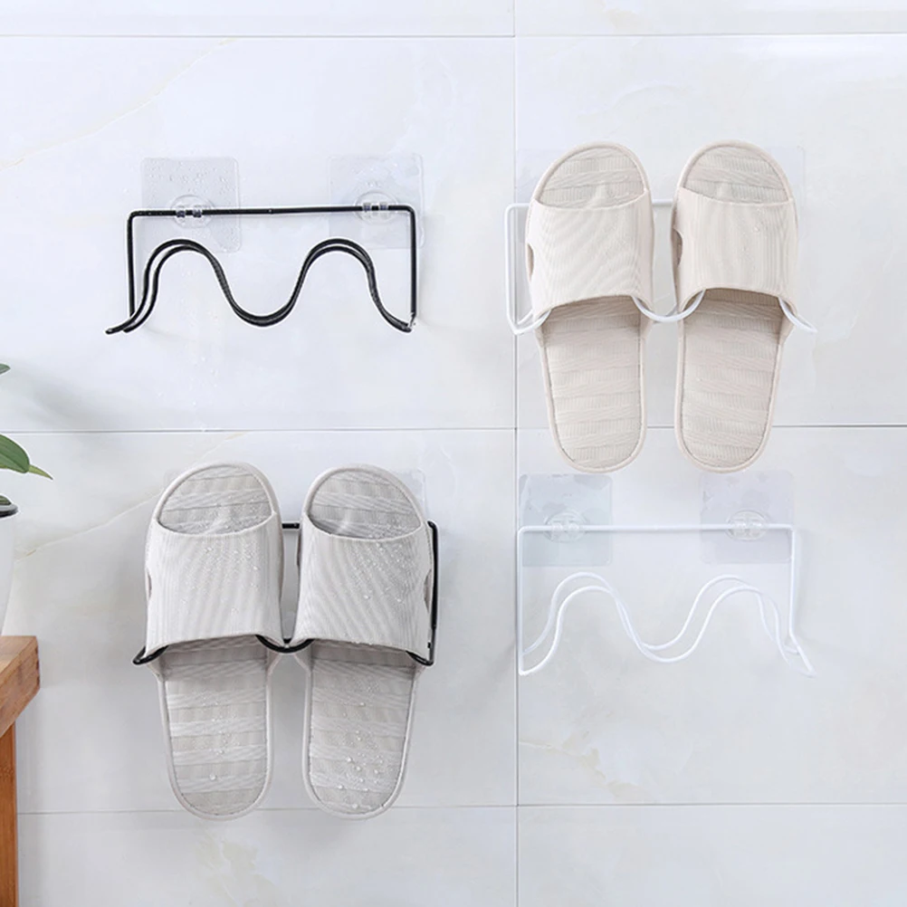 

Double-Layer Shoes Rack Shoe Racks Storage Organizer Wall Mount Slippers Hanging Shelf Slipper Rack Holder Shoes Organizer