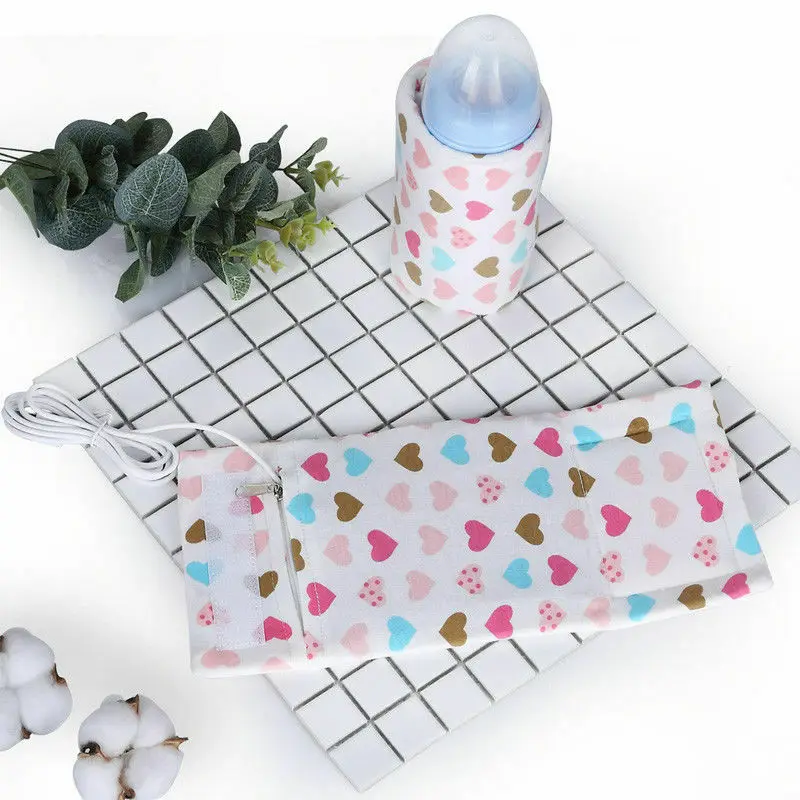 D Baby Portable Bottle Feeding Warmers Babies Infant Nursing Bottles Feed Protection Bag Heater Warmers - Color: D
