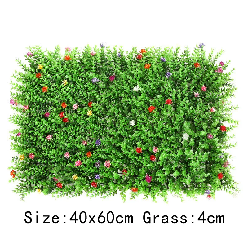 Новый 40x60cm искусственные зеленые горшечные растения лужайки напольный ковер для