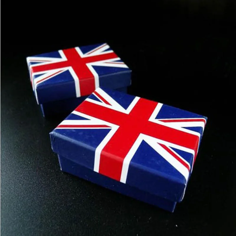 Шкатулка для ювелирных украшений в британском стиле 100 шт./лот Bristh Union Jack шкатулка