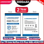 Аккумулятор LOSONCOER NBL-40A2150 3000 мАч для TP-link Neffos C5 Plus TP7031A TP7031C