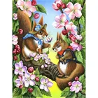 5D полный плацуНабор для рисования с круглыми камнями и полотном картина Леопард декор домашняя вышивка Животные мозаика ручной работы подарок