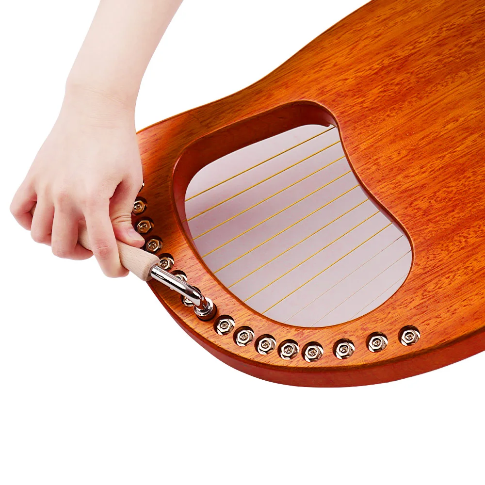 Уолтер. t 16 String деревянный Лира Арфы красного дерева струнный инструмент с сумкой