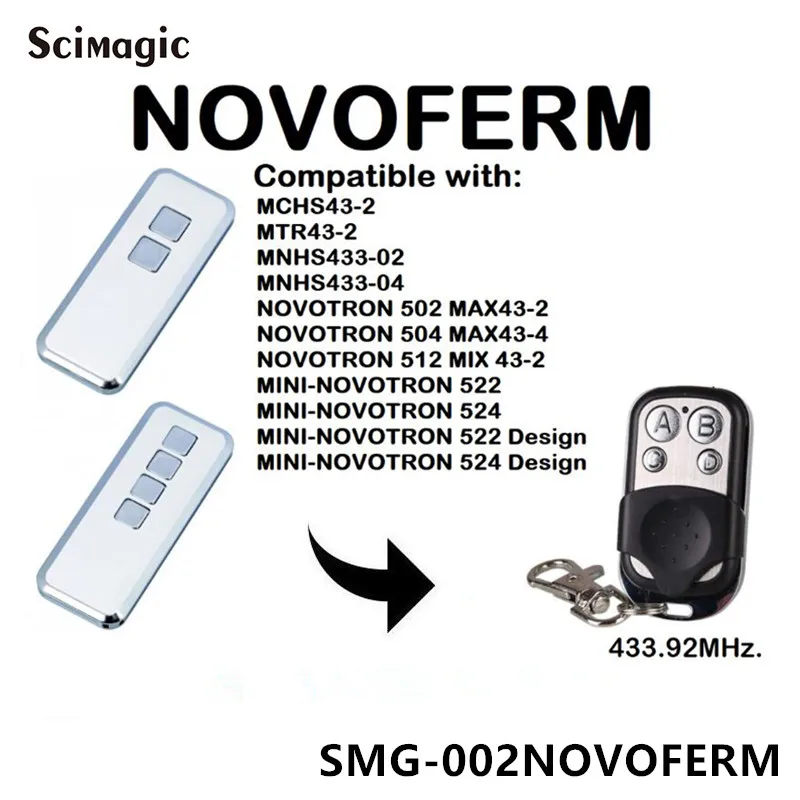 NOVOFERM NOVOTRON 502 MAX43 2 запасной пульт дистанционного управления для гаражных