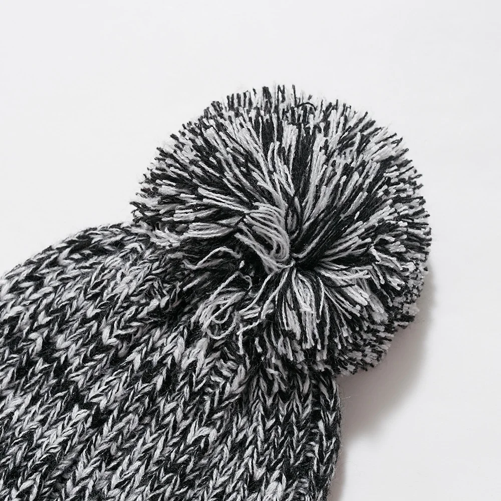 Metersbonwe зимние женские шапки с помпоном женская модная вязаная шапка одноцветная