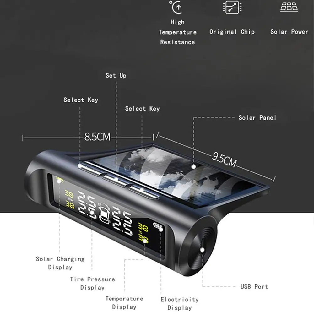 Напряжение синхронный 240 MonitoringCar давление в шинах 110 монитор цветной дисплей Tpms система контроля давления в шинах