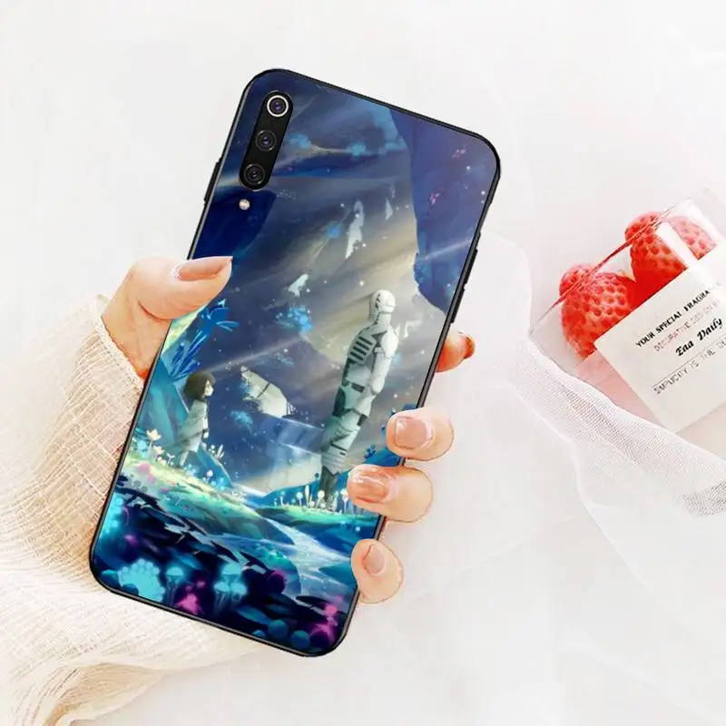

HPCHCJHM Somali and the forest spirit Soft black Phone Case for Redmi Note 8 8A 7 6 6A 5 5A 4 4X 4A Go Pro Plus Prime