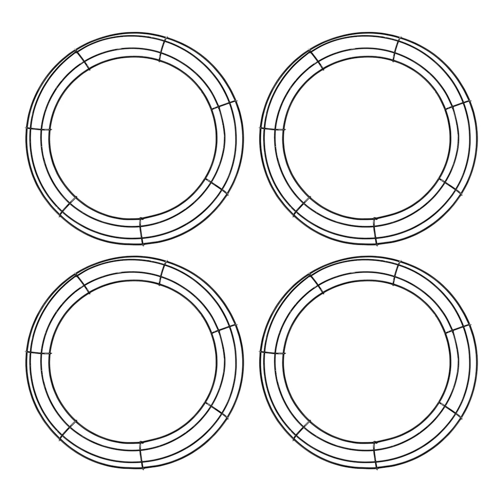 

4 Pcs Iron Wreath Hoops Iron Frame Wreath Hoops DIY Wreath Making Supplies