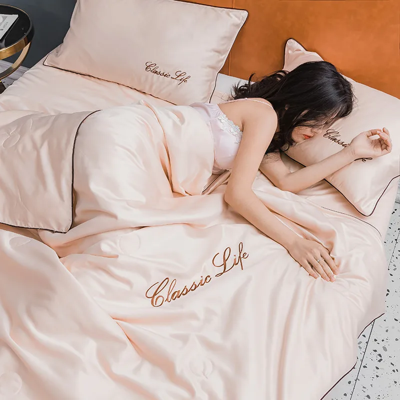 1/3/4 шт. белые летние одеяло или Стёганое набор гладкой кондиционер Одеяло