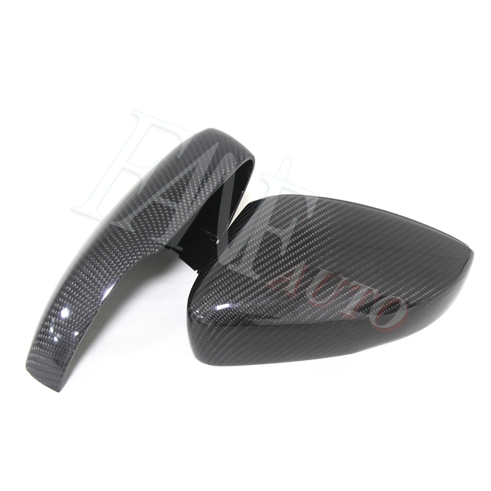 Чехол для бокового зеркала заднего вида из настоящего углеродного волокна Volkswagen