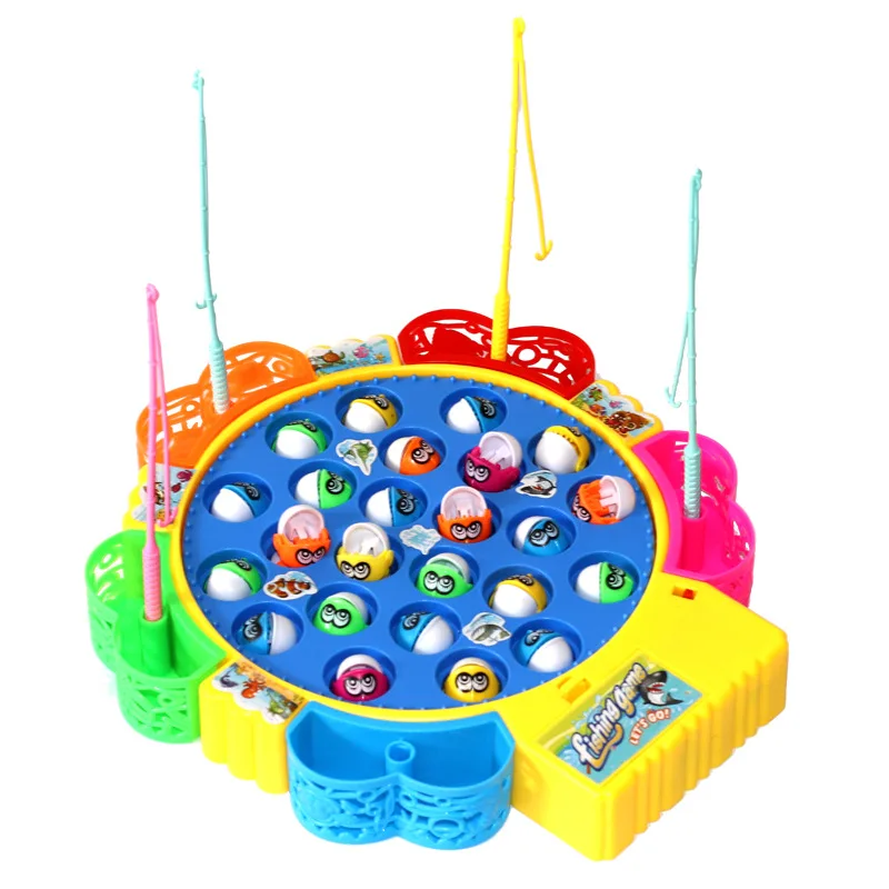 Новая популярная модная красочная детская развивающая игрушка Рыба Пластиковые