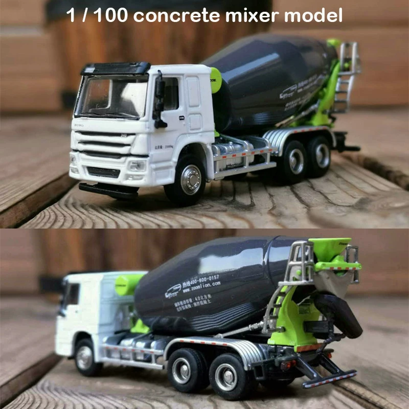 Оригинальная фабричная модель бетонного смесителя 1/100 цементный танкер