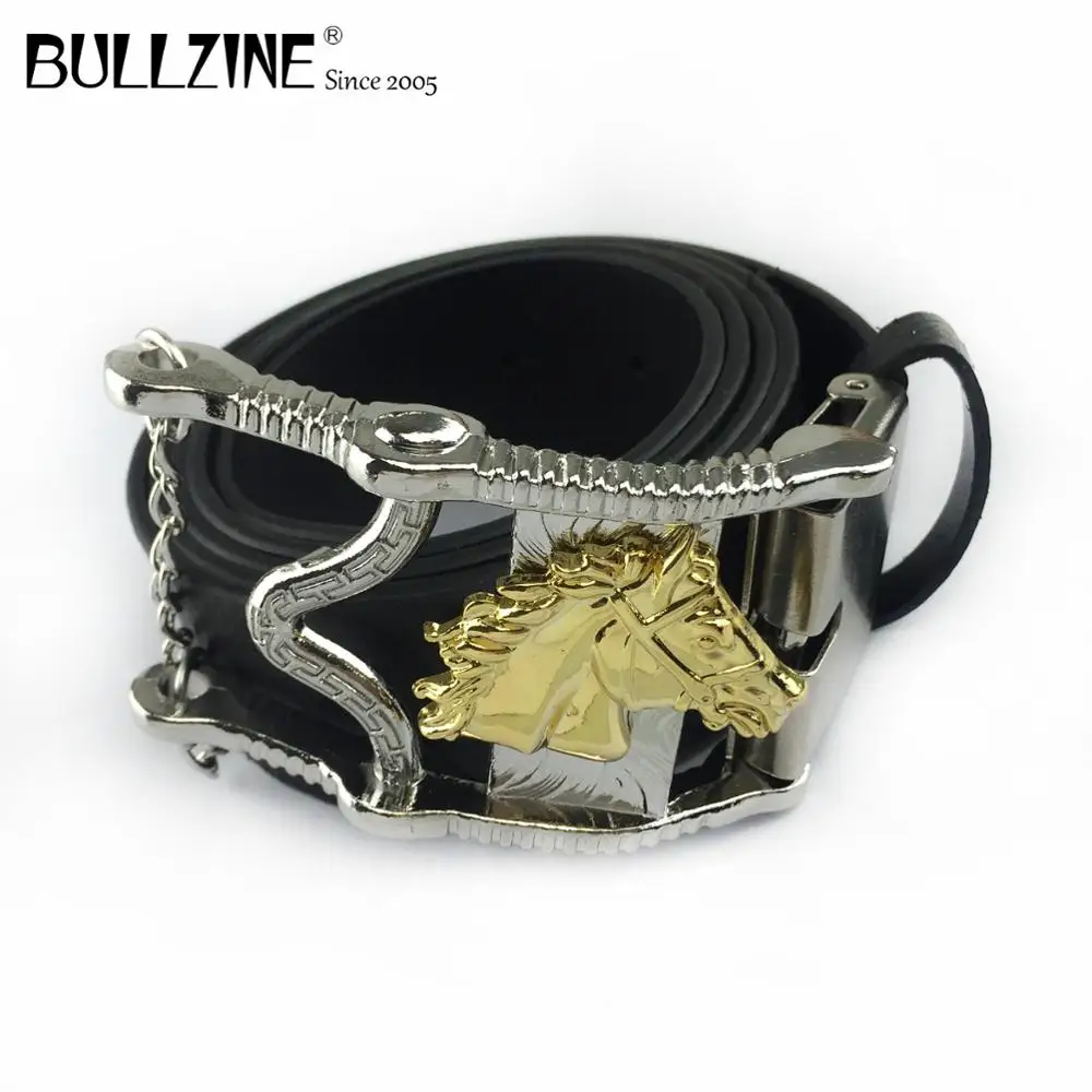 Bullzine из цинкового сплава в западном стиле виде лошадиной головы пряжка на