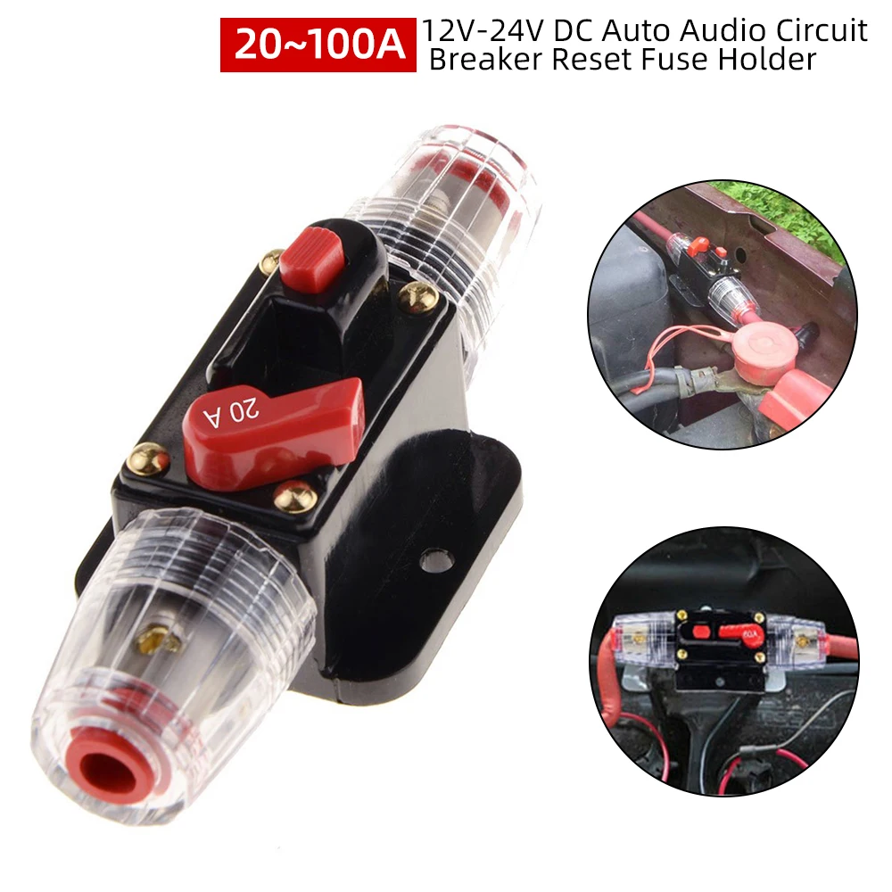12V 24V DC домашний автоматический выключатель перевернутая система 20A 30A 40A 50A 60A 80A 100A