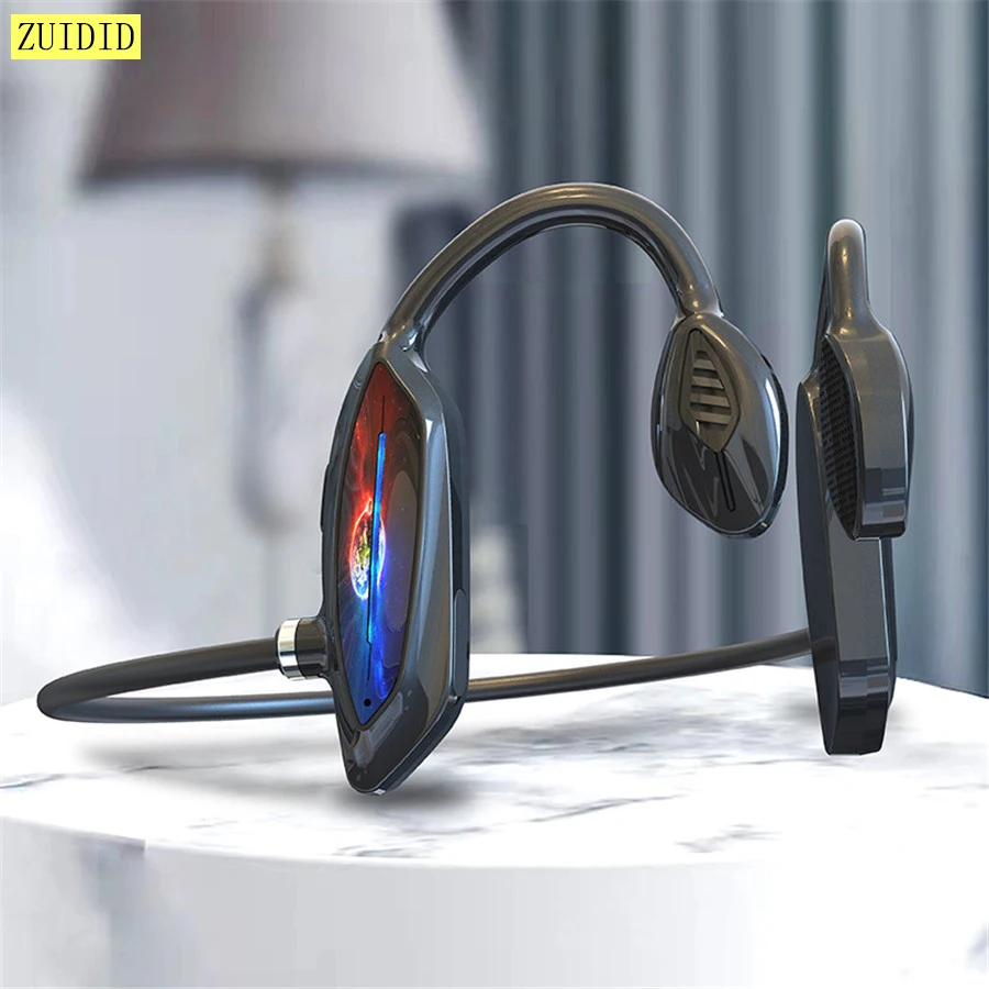 

E8 Wireless Bluetooth Bone Conduction Earphone Stereo Handsfree Earbud Call Headphone IPX5 Sport Waterproof Headset With Mic