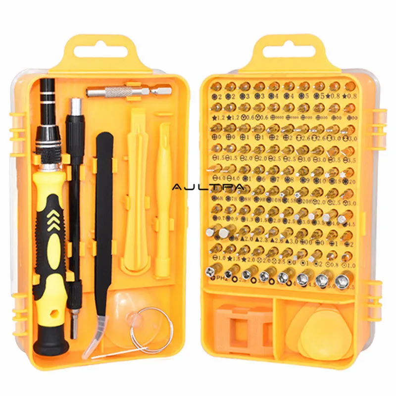 

20Pcs 115 in 1 High Precision Screwdriver Set Disassemble For Tablets Phone Computer Watch Mini Electronic Repair Tools H54852