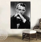Плакат Cary Grant для домашнего декора, красивый человек, черная Настенная картина на холсте, картины для гостиной, модульная, без рамки