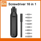 Отвертка Xiaomi 16 в 1, Отвертка с храповым механизмом, высокая точность, звездообразный крест 20 нм, самодельная отвертка, S2 насадки, инструменты для ремонта, домашний набор отверток