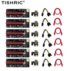 Райзер TISHRIC PCIEPCI-E 009S Card 009 PCI E PCI Express gpu 6Pin 1X 16X USB3.0, удлинитель для майнинга, ETH Райзер для видеокарты