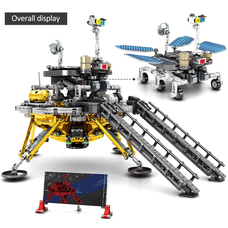 Конструктор серии City Space Rocket 1098 шт. фигурки технических автомобилей кубики Moc
